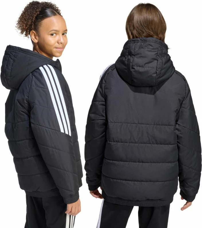 Jakne për fëmijë adidas, e zezë [Madhësia: 164 cm]