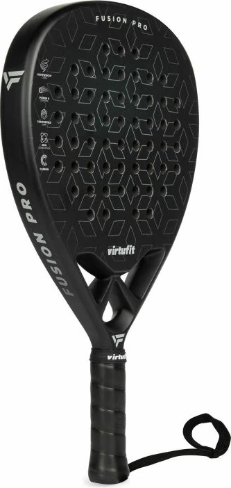 Reket padeli Virtufit për të rritur, i zi