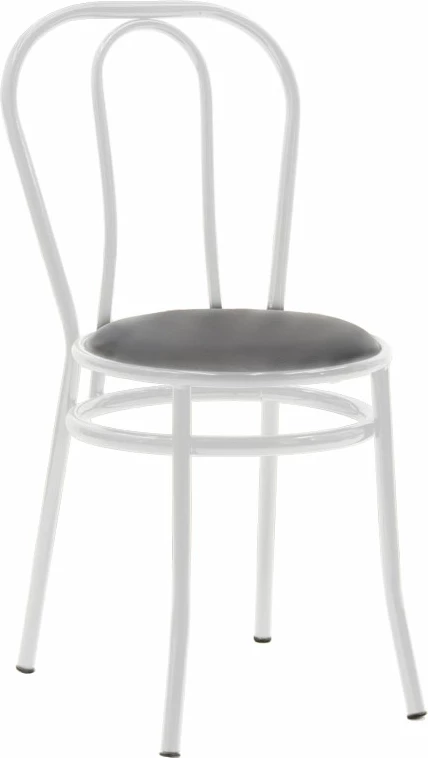 Karrige Vienna pu, metal, e zezë-bardhë