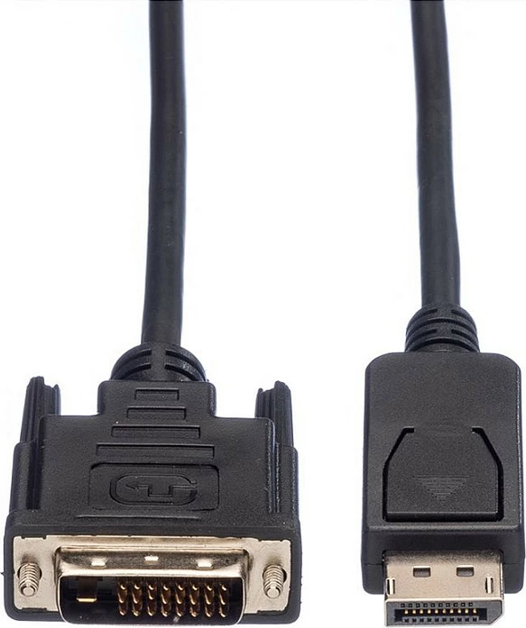 Kabllo DisplayPort në DVI-D VALUE DP-KABELDP-DVILSOH1M, 1m, e zezë