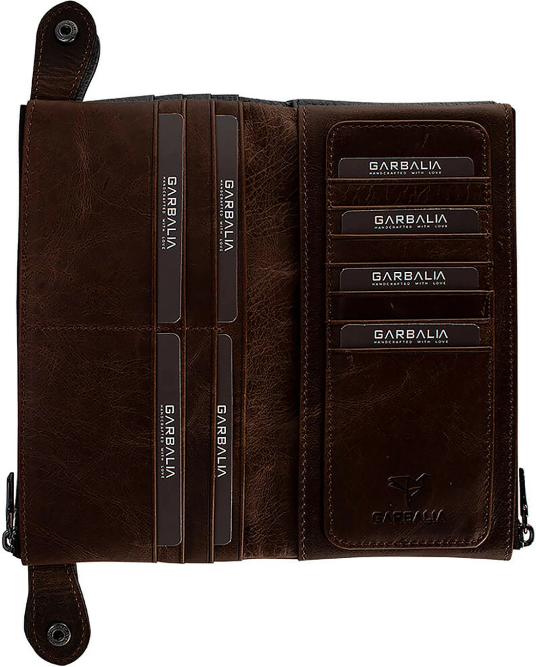 Portofol unisex Zoozie Bags, ngjyrë kafe, Roosevelt