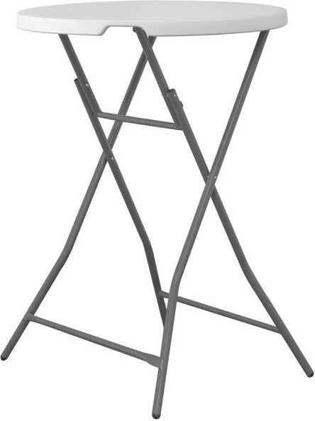 Tavolinë koktej rrethore palosëse, Amerbox, Ø800 mm, lartësi 1100 mm