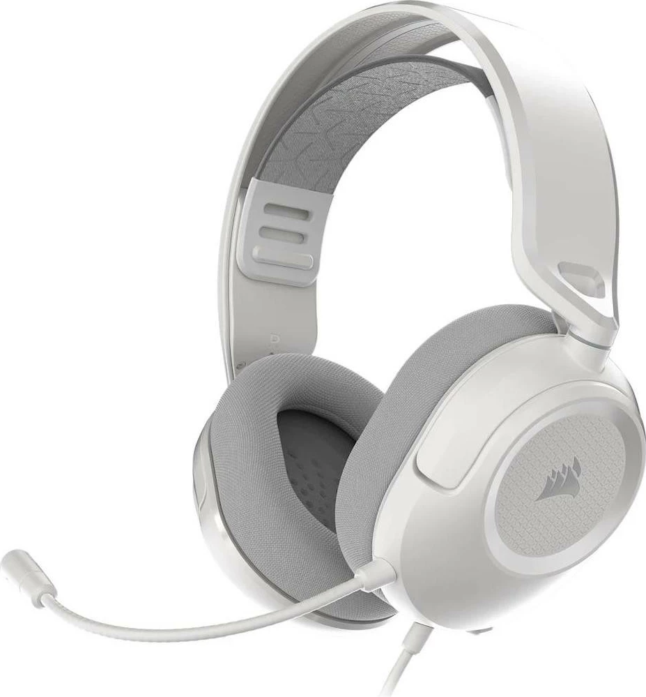 Kufje Corsair HS35 Stereo V3, Jack 3.5mm, mikrofon i çmontueshëm, të bardha