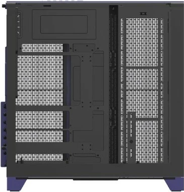 Kasë Thermaltake View 390 Air Future Dusk, Midi Tower, xham i temperuar, RGB, blu