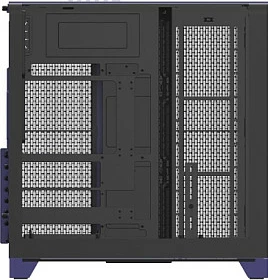 Kasë Thermaltake View 390 Air Future Dusk, Midi Tower, xham i temperuar, RGB, blu