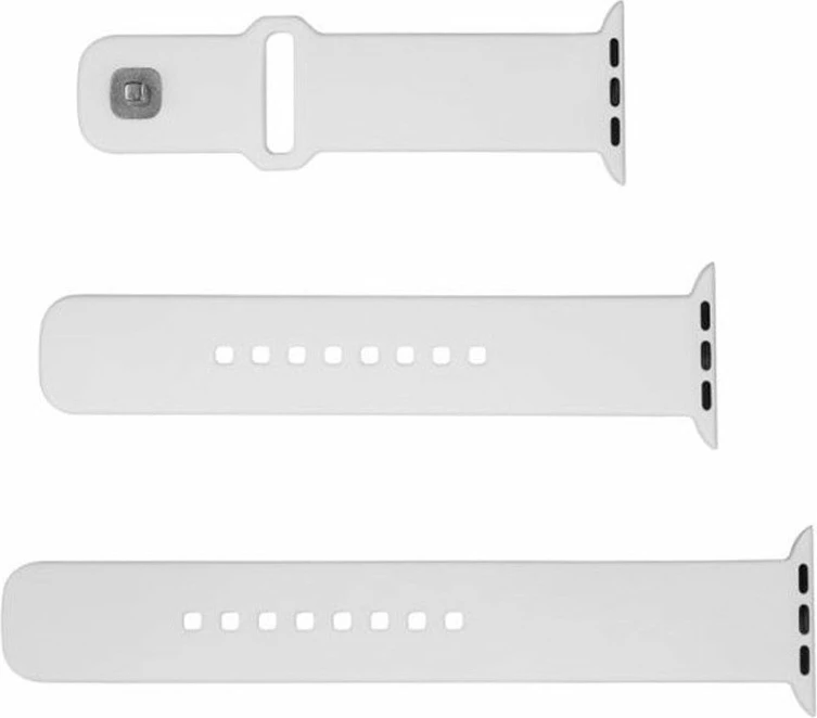 Rrip Smartwatch Fixed Sporty FIXSST2-436-WH për Apple Watch 38/40/41 mm, silikon, 160-225 mm, i bardhë, set 3 copë