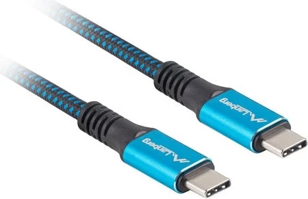 Kabllo Lanberg USB-C, 0.5 m, e kaltër