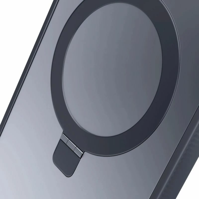 Mbrojtëse telefoni 3mk Smoke Case Mag&Stand për iPhone 16E, e zezë