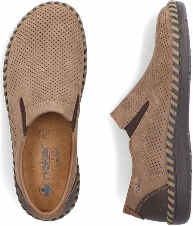 Këpucë për meshkuj Rieker B2460-25, bezhë