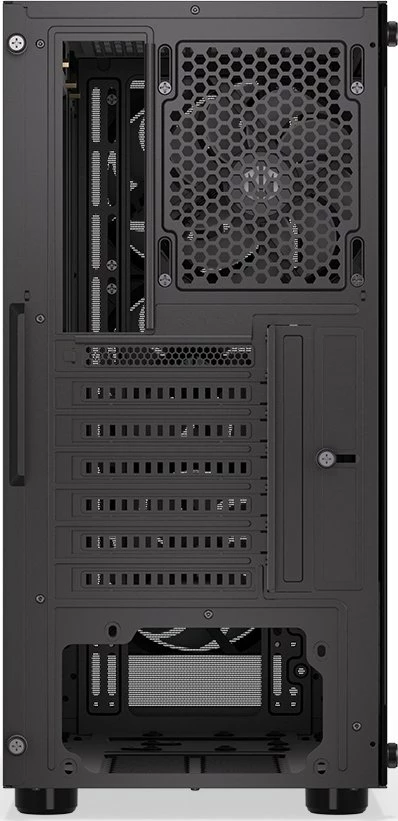 Kasë Endorfy Ventum 200 ARGB EY2A014 Midi Tower ATX me xham të kalitur, 4x120mm PWM ARGB fans, pa PSU, e zezë
