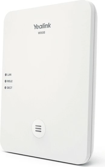 Sistem DECT IP Multi-Cell Yealink W80B, 1.8 - 1.9 GHz, i bardhë