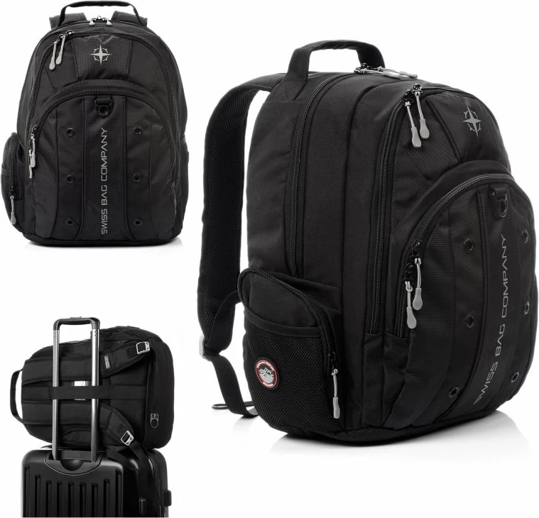 Çantë shpine Inny unisex, e zezë