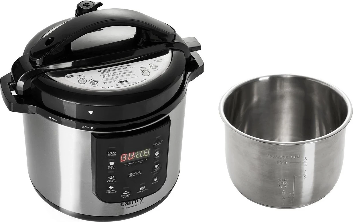 Multifunksional Camry CR 6409, 6L, argjendtë-e zezë