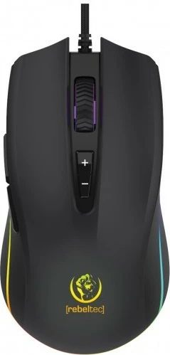 Maus gaming Rebeltec Predator, me tela, 6400 DPI, 7 butona, i zi