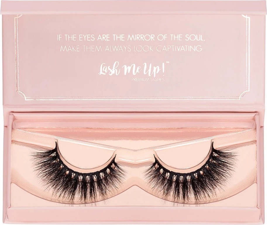 Qerpikë artificial Lash Me Up! Eyes To Kill për femra, 1 palë, e zezë natyrale matte
