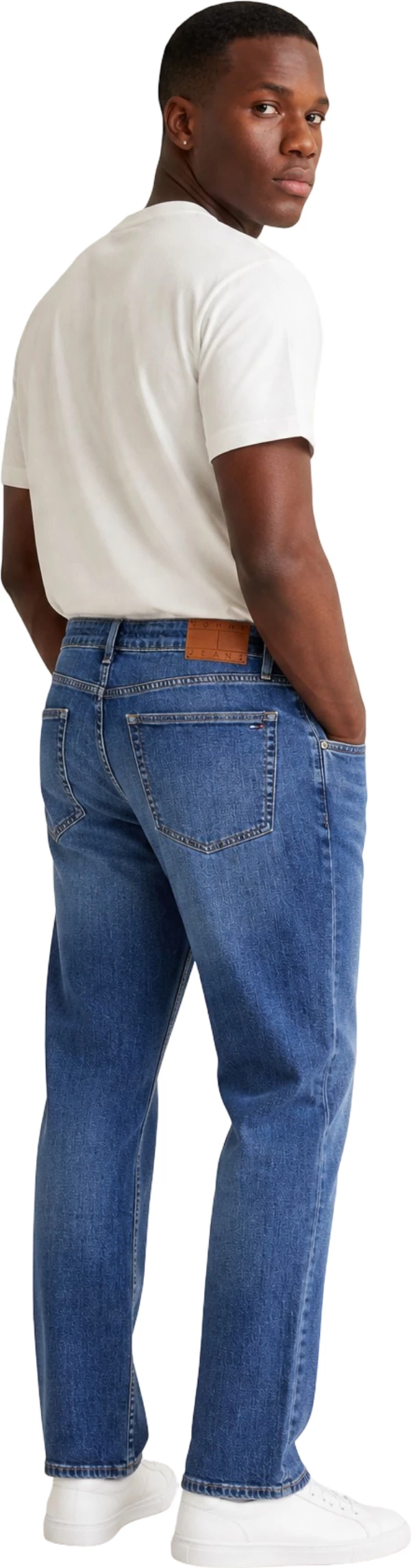Pantallona xhinse për meshkuj Tommy Hilfiger Jeans Ryan Slim Str DM0DM23363, denim blu [Madhësia: W31 L32]