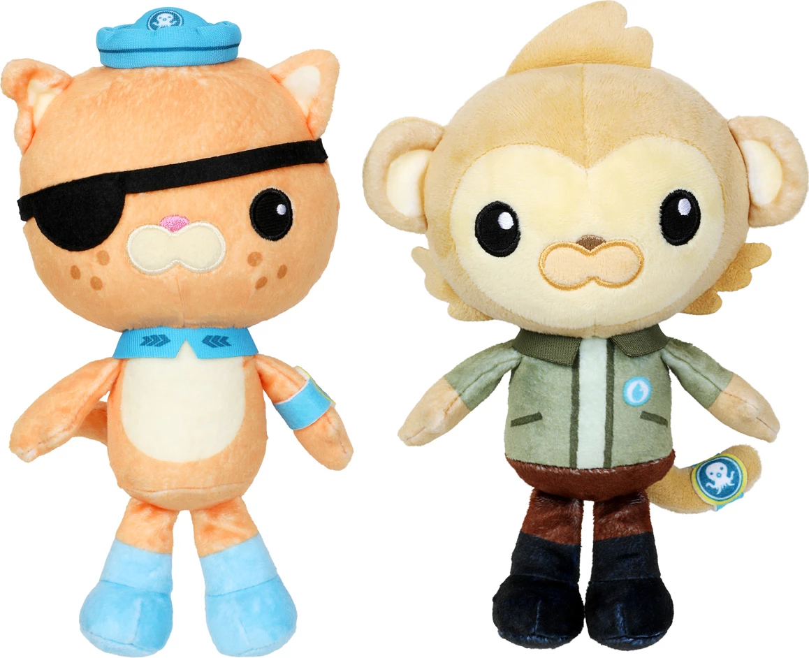 Octonauts Kwazii and Paani 20cm Soft Toy Bundle