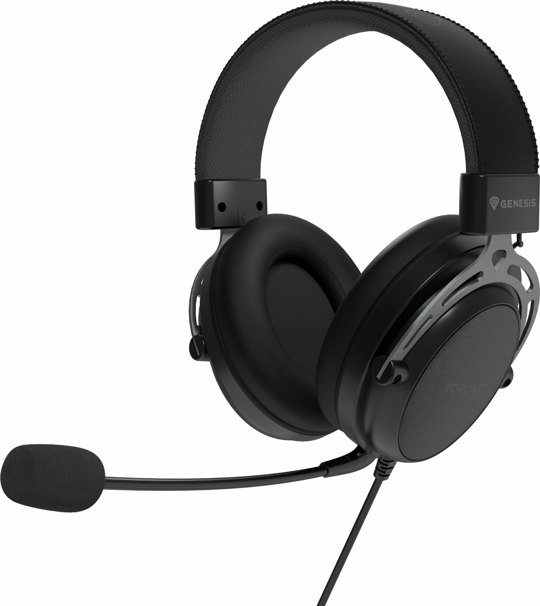 Kufje gaming GENESIS Toron 301 NSG-2160, me kabllo 3.5mm, on-ear, mikrofon i heqshëm, të zeza