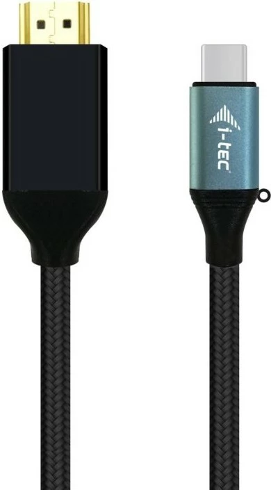 Kabllo adapter USB-C në HDMI i-tec 2m, 4K/60Hz, e zezë