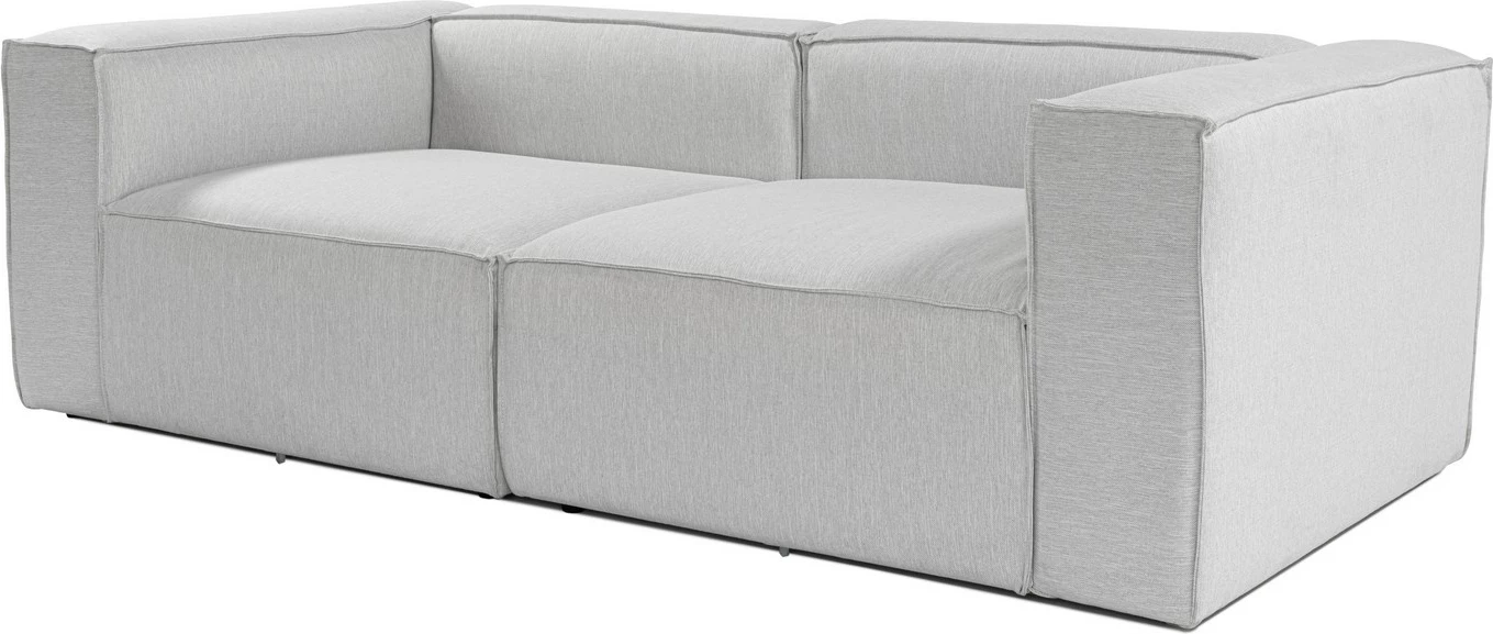 Divan dy-vendësh Atelier del Sofa, Fora, ngjyrë gri e çelët