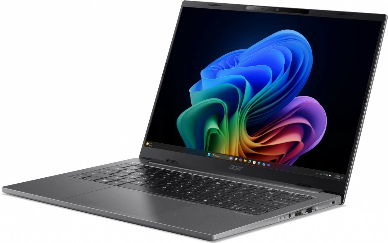 Laptop Acer TravelMate X4 14 AI TMX414-51-TCO, Core Ultra 5 226V, 16GB/512GB, Windows 11 Pro, gri