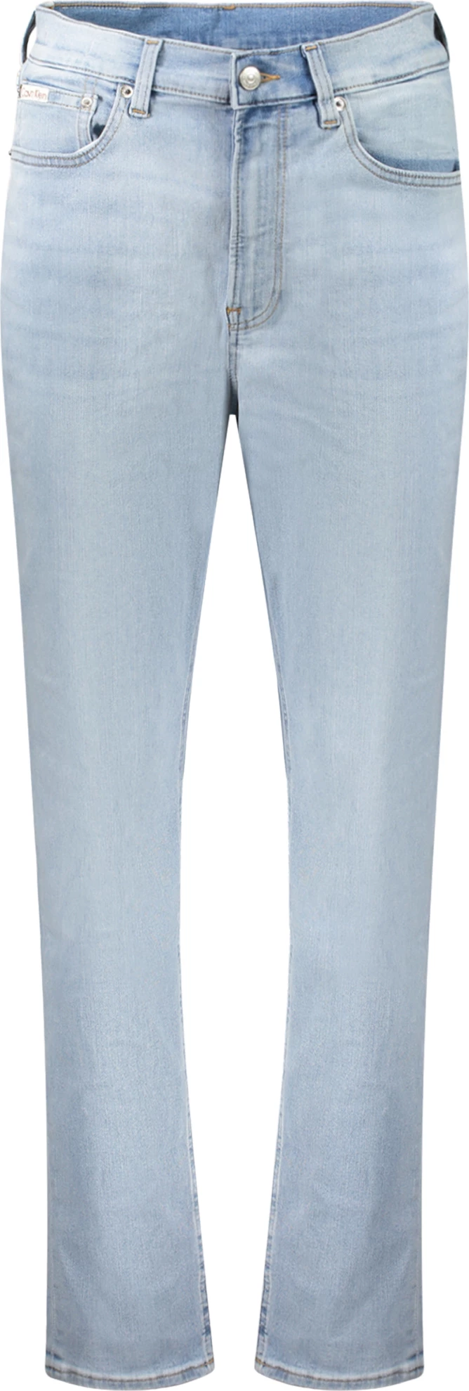 Xhinse për femra Calvin Klein mom jeans, blu e çelët