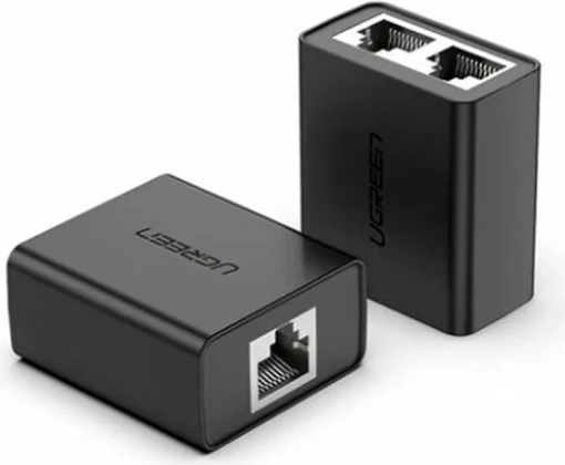Ndarës rrjeti UGREEN 50923 2x RJ45 100Mbps, set 2 copë, i zi