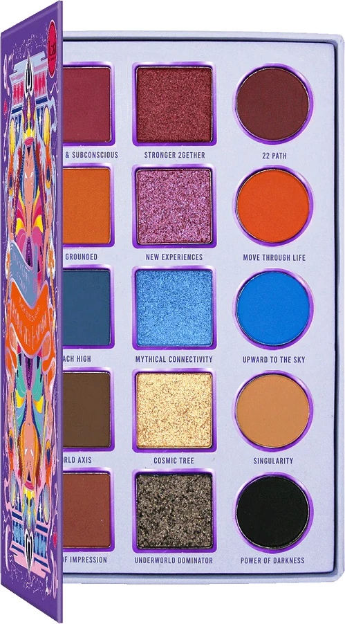 Paletë për sy J.Cat Beauty House of Queens Color Palette 103 Royal-Tea & Spade për femra, 1 paletë