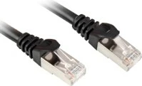 Kabllo rrjeti Sharkoon CAT.6 RJ45 S/FTP 0.25m e zezë