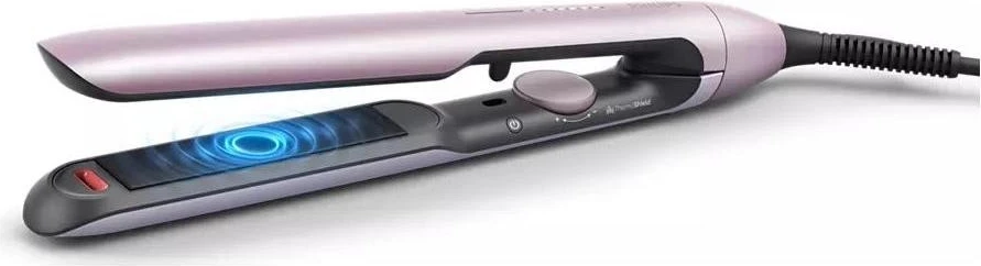 Piaster flokësh Philips StraightCare BHS530/00, pllaka qeramike, rregullim temperature deri 230°C, vjollcë