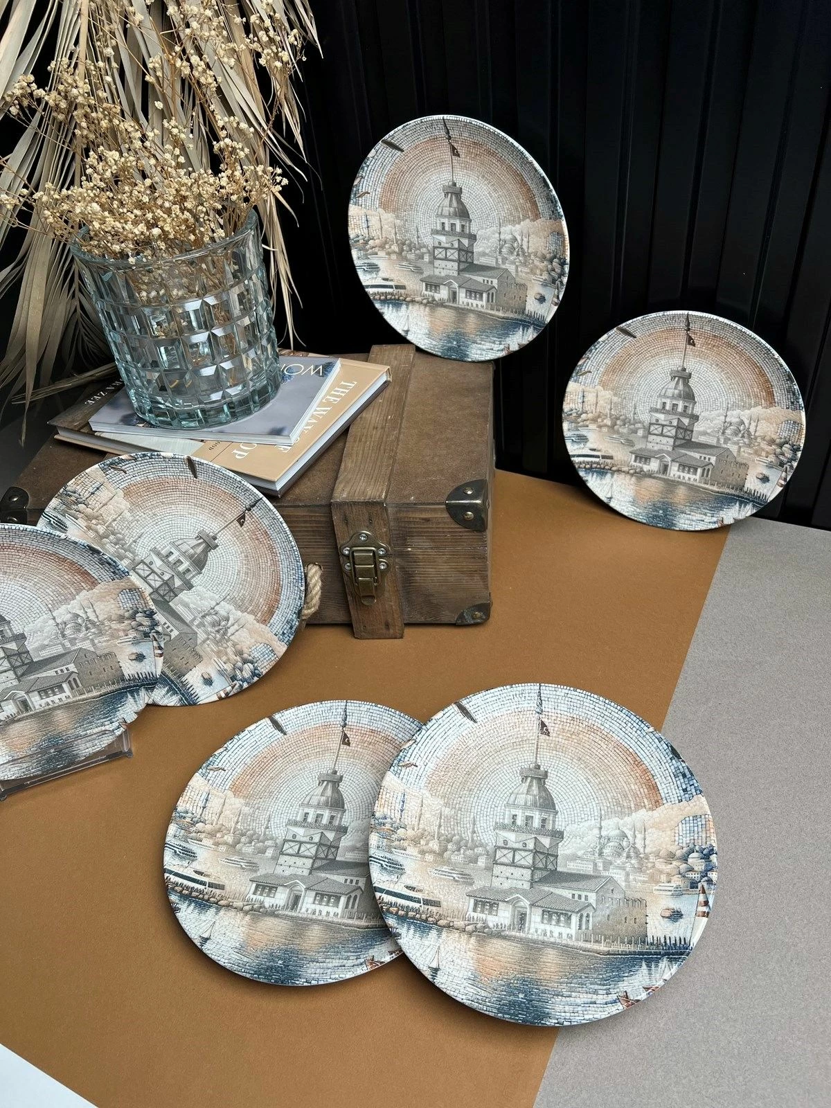 Set pjatash ëmbëlsirash (6 copë), Hermia Concept, S300631080