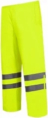 Pantallona pune hi-vis për shi LAHTI PRO L4100805, 2XL, të verdha