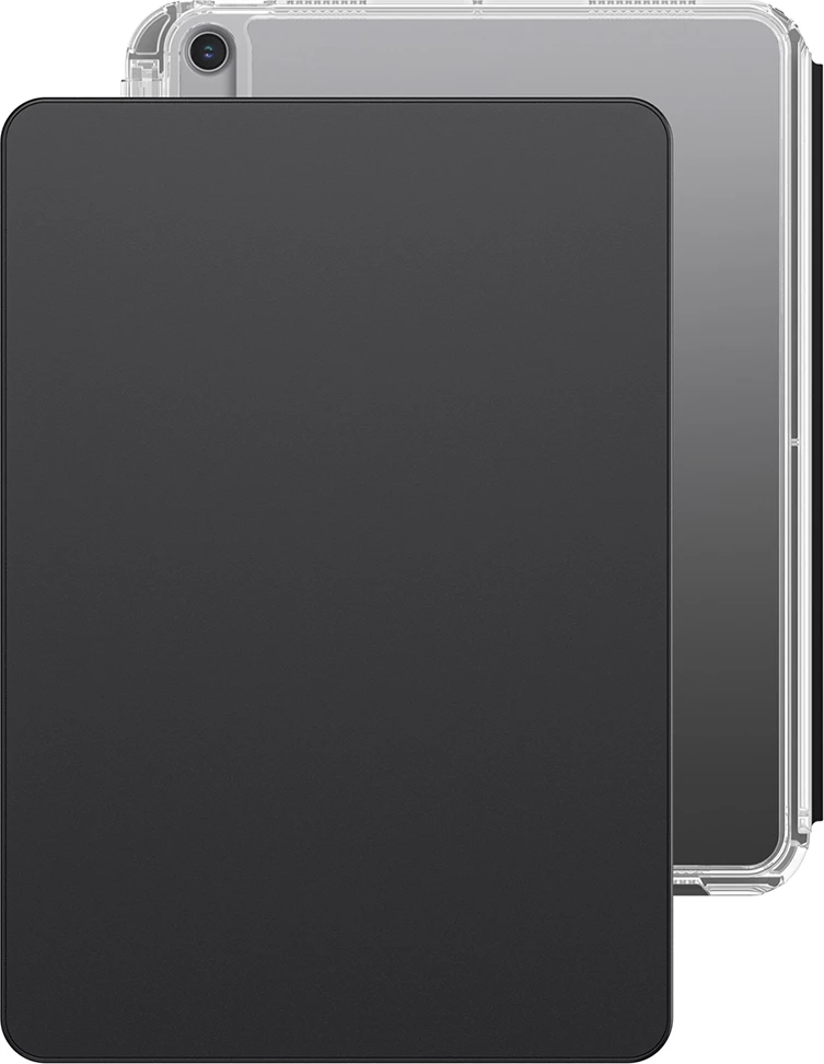 Mbështjellës me tastierë Bluetooth me touchpad, AmazingThing, Minimal Case KeyLite Combo, për iPad Air 11" (M3 2025), kënd i rregullueshëm, i zi