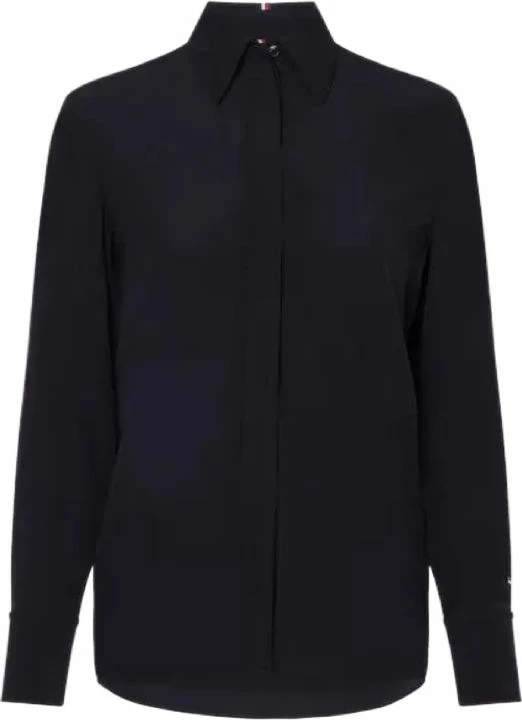 Maicë Tommy Hilfiger, modeli WW0WW32274 për femra, e zezë