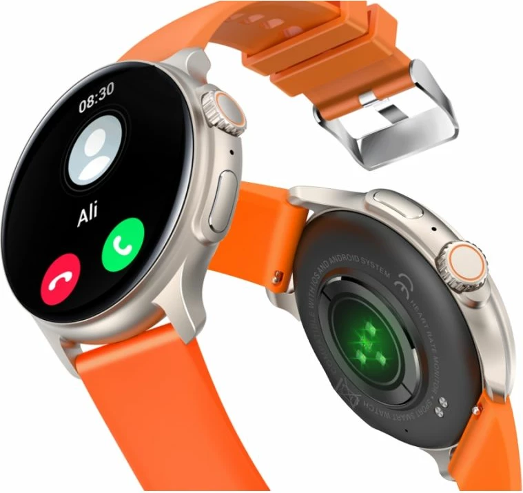 Smartwatch për meshkuj RUBICON, portokalli