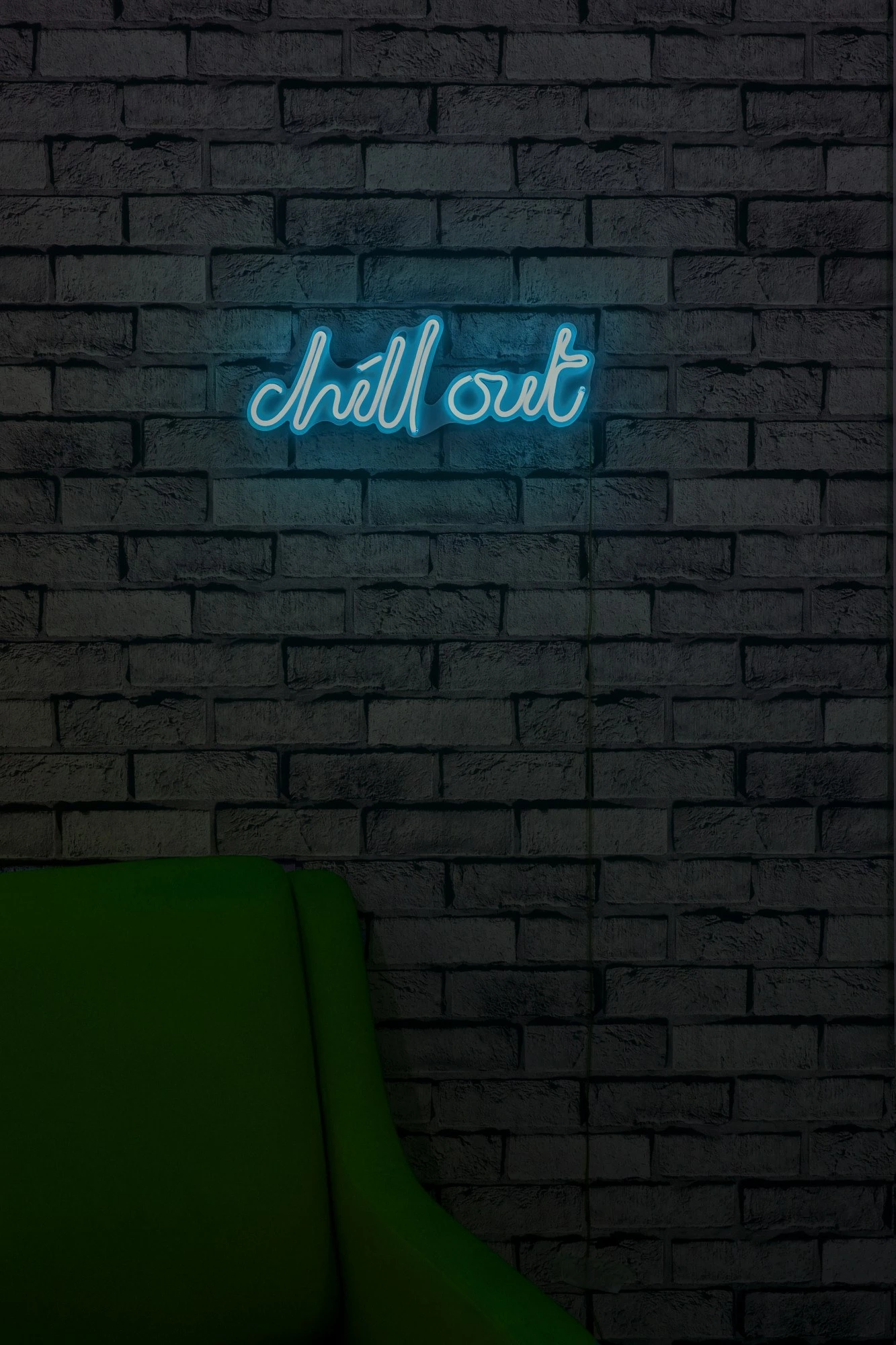 Dritë dekorative LED plastike, Chill Out, ngjyrë kaltër