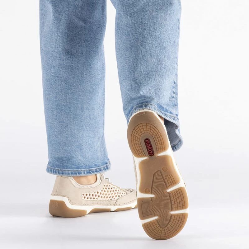 Këpucë për femra Rieker 55960-60, bezhë