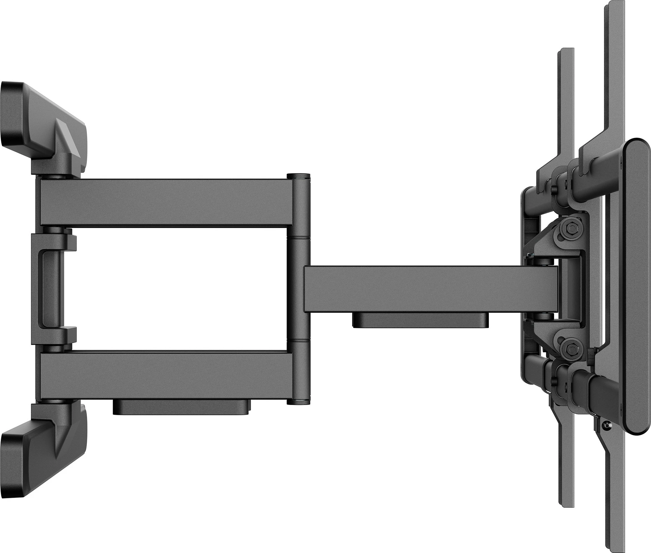 Mbajtëse muri për TV EQUIP, 43"-100", 1 ekran, e lëvizshme (2 nyje), VESA deri 800x400, 60 kg, e zezë