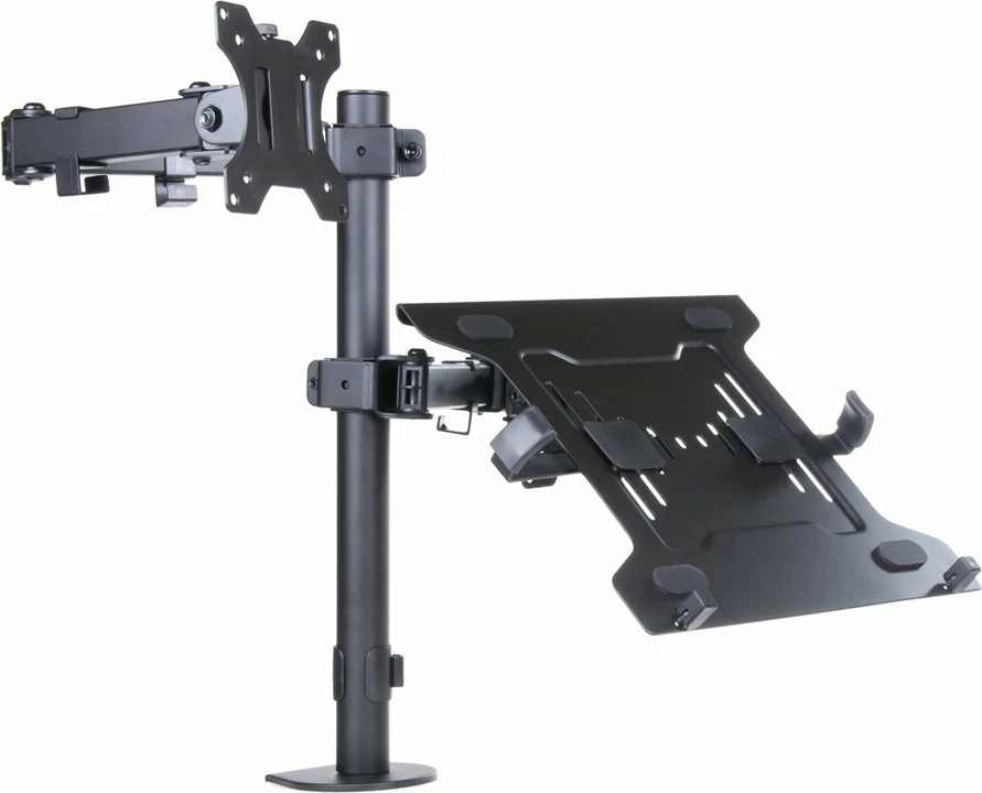 Mbajtës tavoline për monitor dhe laptop Art L-24 (RAMM L-24) 13-32\" VESA 75x75/100x100, i zi