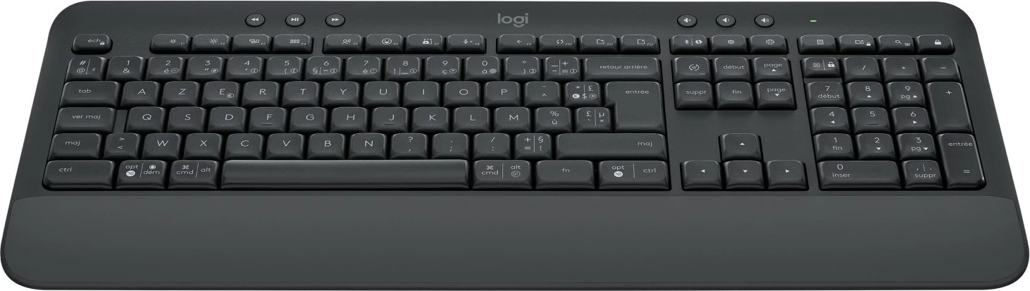Tastierë Logitech SIGNATURE K650, Wireless, Bluetooth, Membranë, AZERTY, Grafit