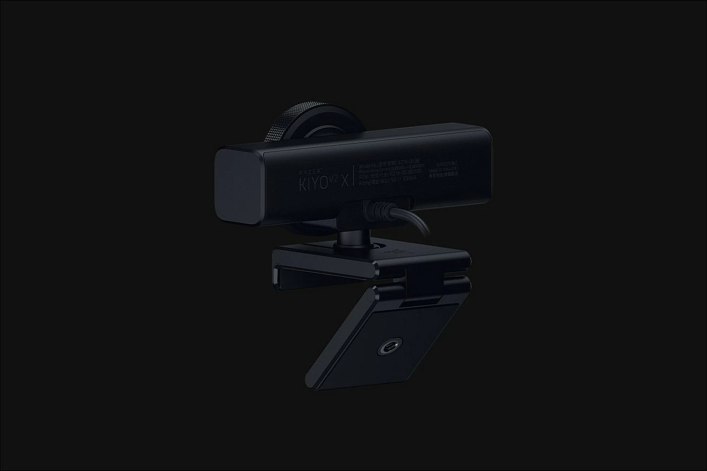Kamerë web Razer Kiyo V2 X, 1440p, 60fps, USB, me mikrofon, e zezë