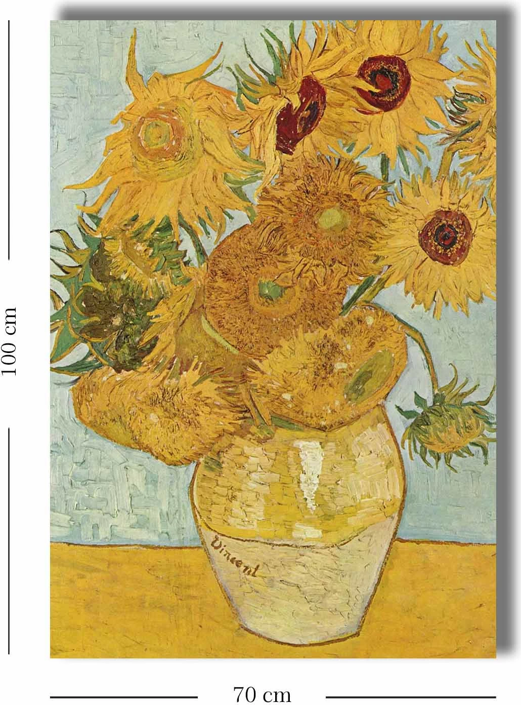 Pikturë dekorative në kanavacë, Wallity, 70100VANGOGH003, shumëngjyrëshe, 70x100cm