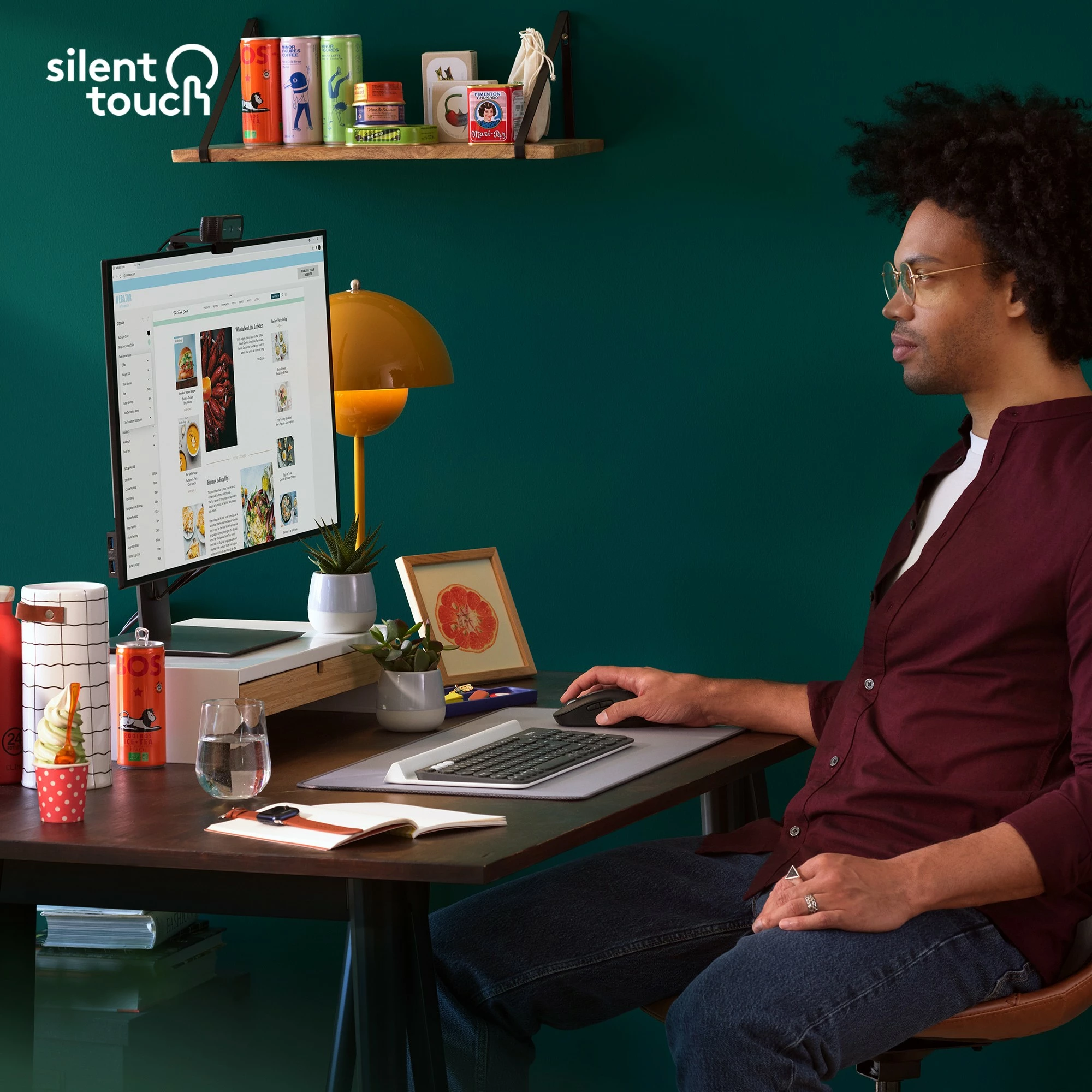 Maus Logitech Signature M650 L Wireless, Djathtas, Optik, RF Wireless + Bluetooth, 4000 DPI, Grafit