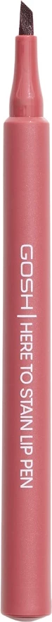 Laps për buzë Gosh Here To Stain për femra 008 Ruby 1ml