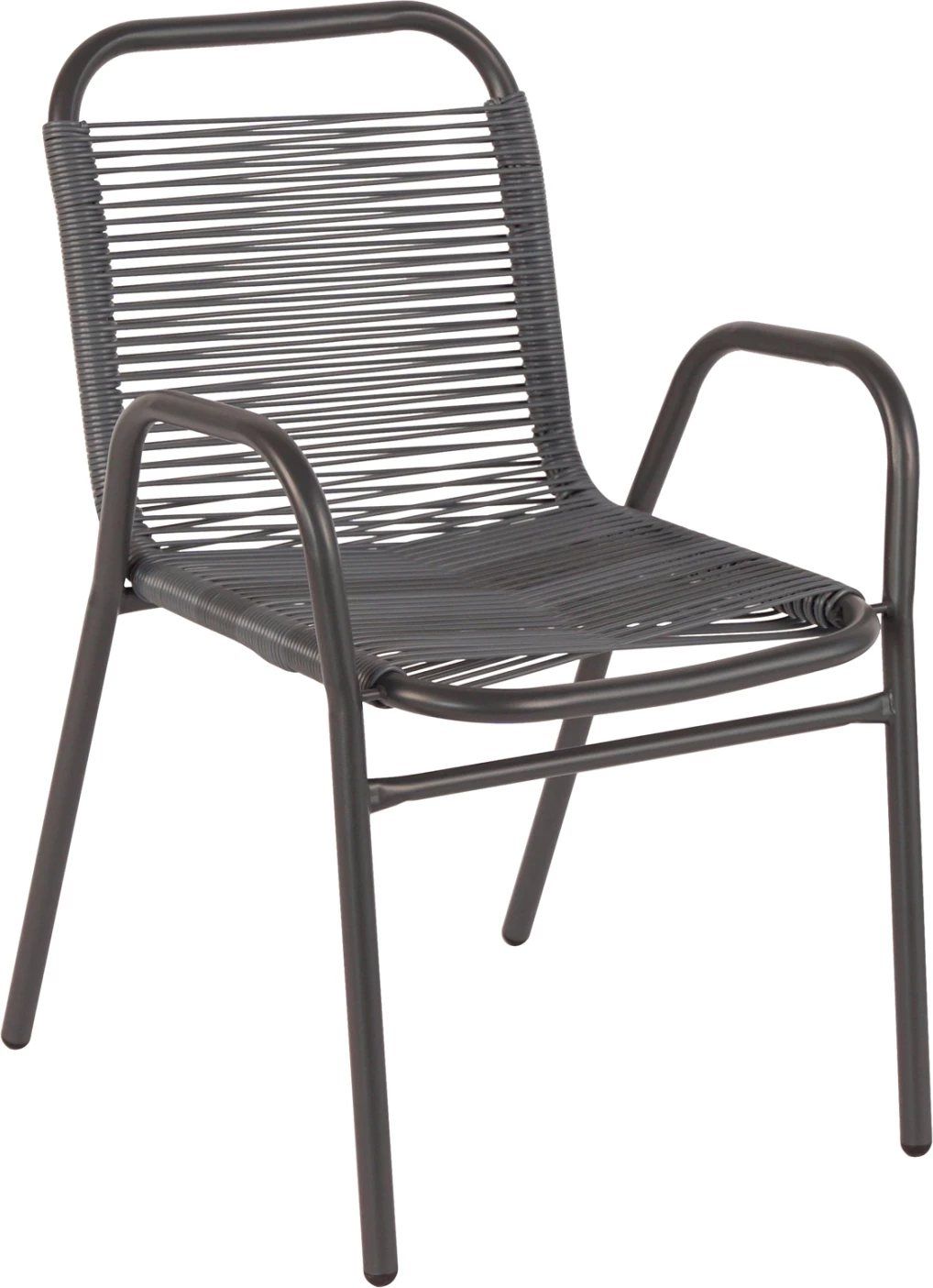 Karrige për jashtë AVRIL FH5968.01 metal dhe ratan sintetik ngjyrë gri 54.5x56x78H