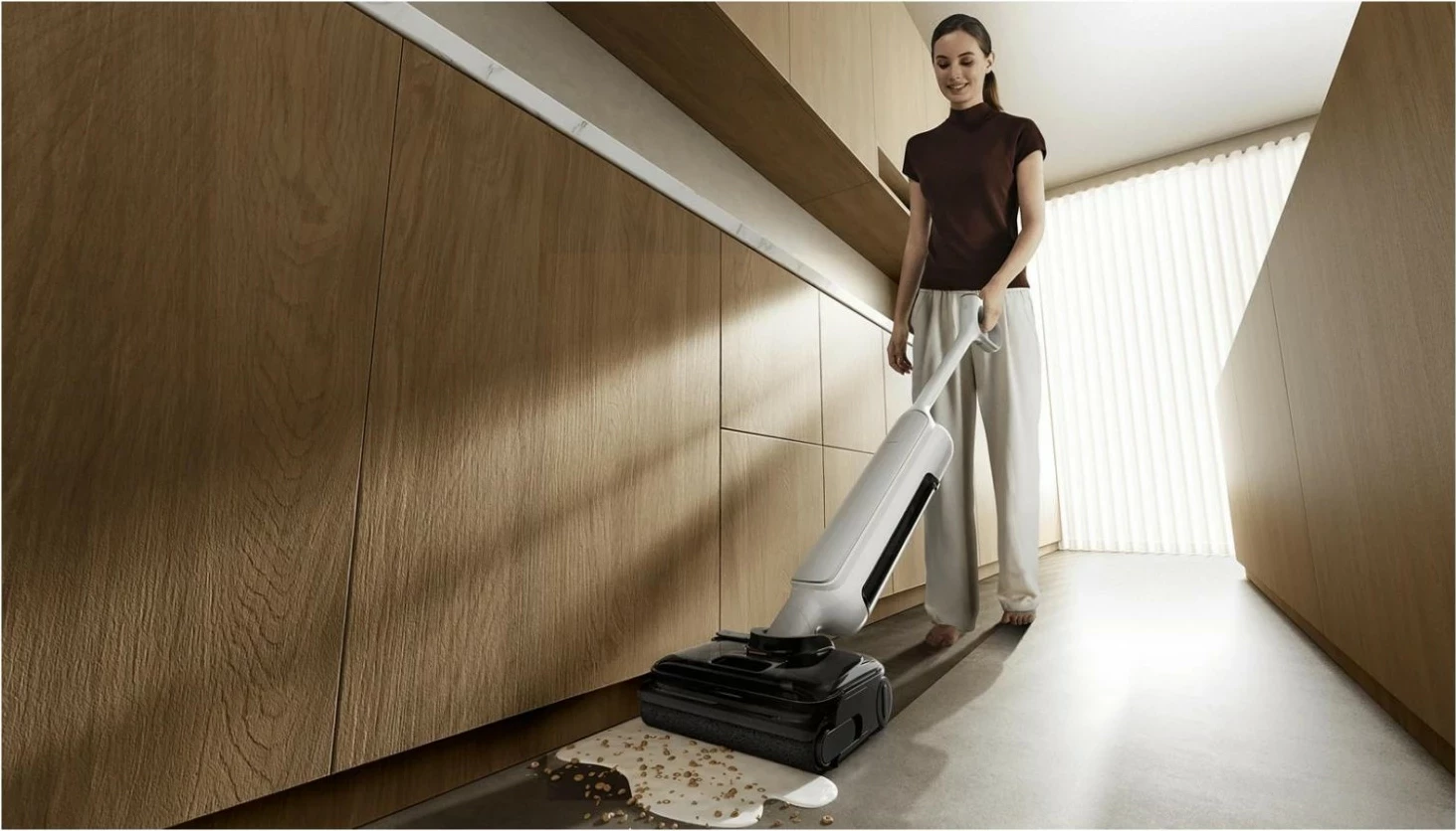 Fshesë vertikale Xiaomi Truclean W30 Pro EU, pa qese, 4000mAh, e bardhë