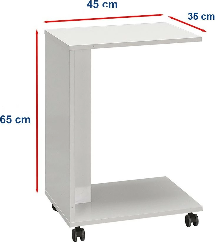 Tavolinë anësore Hanah Home, Diamond White, Shp-108-Dd-1