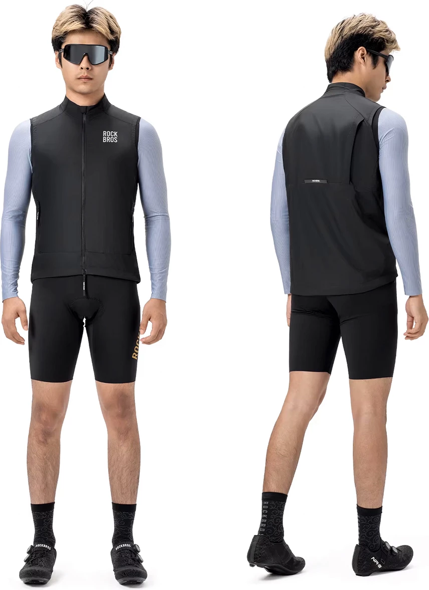 Jelek çiklizmi kundër erës Rockbros YDMJ003, madhësia M, UPF50+, i zi