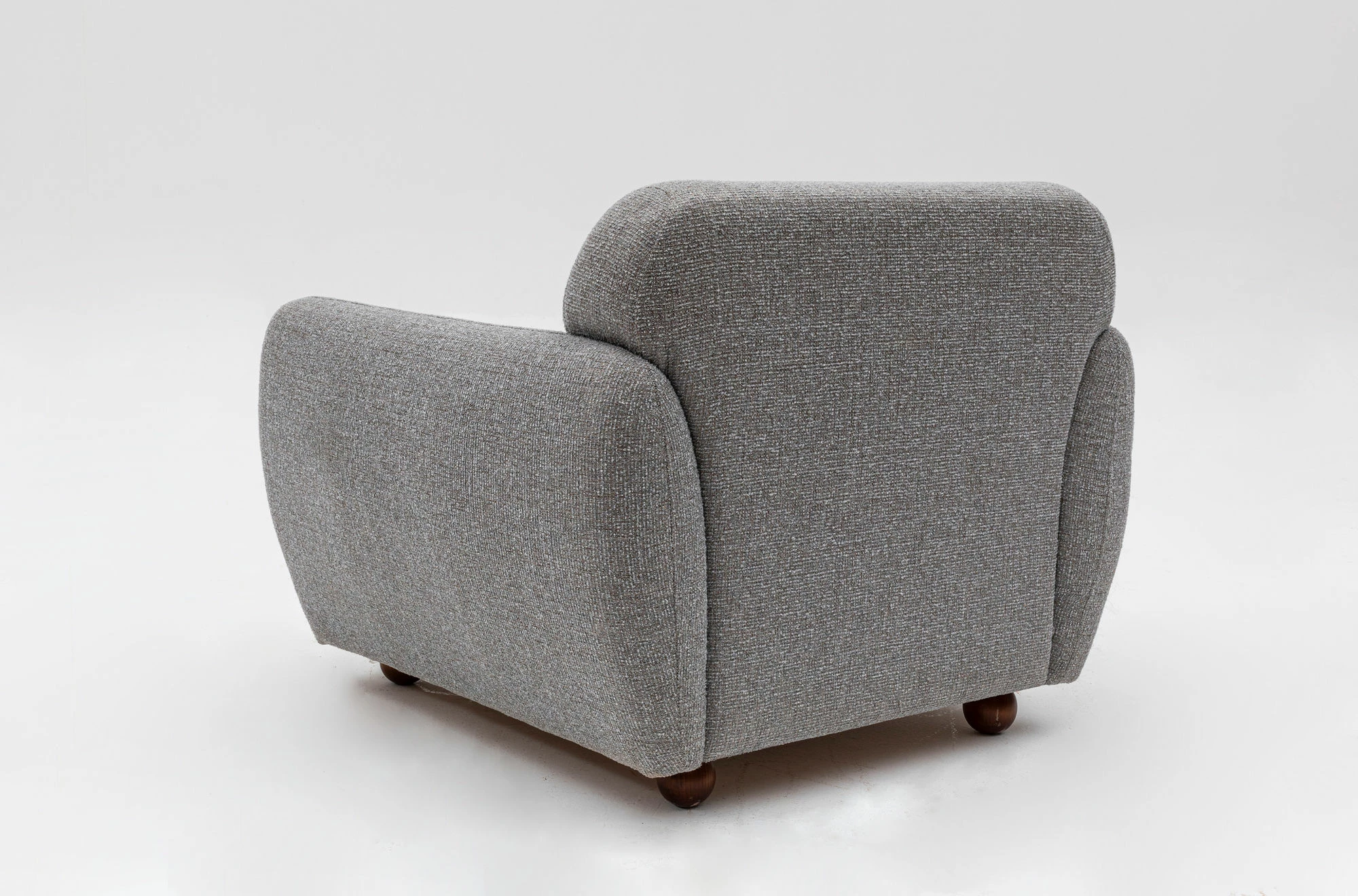 Karrige krahu Eddy, ngjyrë gri e çelët, Atelier del Sofa