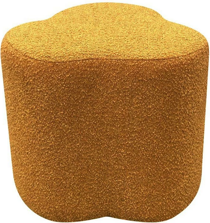 Stool Daisy, ngjyrë mustard e errët, 48x48x42cm